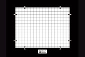 幾何失真測(cè)試卡 - 畸變測(cè)試卡 - Distortion Test Chart