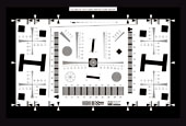 全幅增強(qiáng)型ISO12233分辨率測(cè)試卡（4000線(xiàn)） - Enhanced ISO12233 Test Chart 